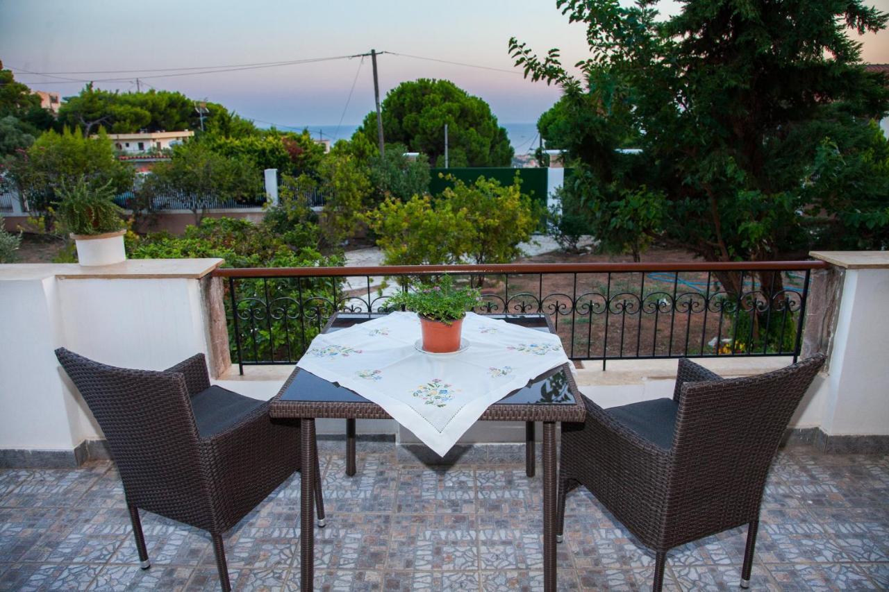 Villa Apex With Seaview Lagonisi Bagian luar foto