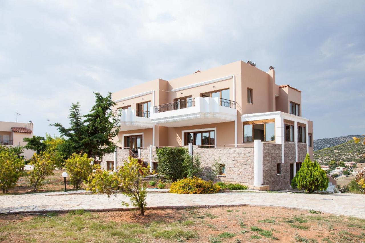 Villa Apex With Seaview Lagonisi Bagian luar foto
