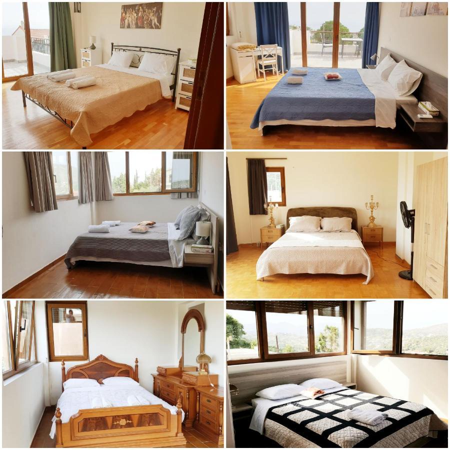 Villa Apex With Seaview Lagonisi Bagian luar foto